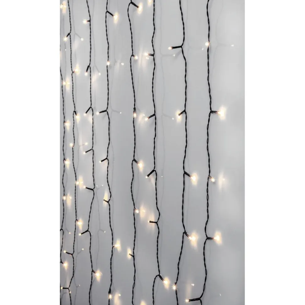 Valoverho Star Trading Serie LED Crispy Ice White 80 valoa 1,3x1,3m