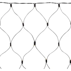 Valoverkko Markslöjd Chrissline Original, 100 valoa, 2x1.7m, musta