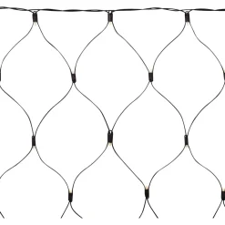 Valoverkko Markslöjd Chrissline, 100 valoa, 2x1.7m, musta, eri valonsävyjä