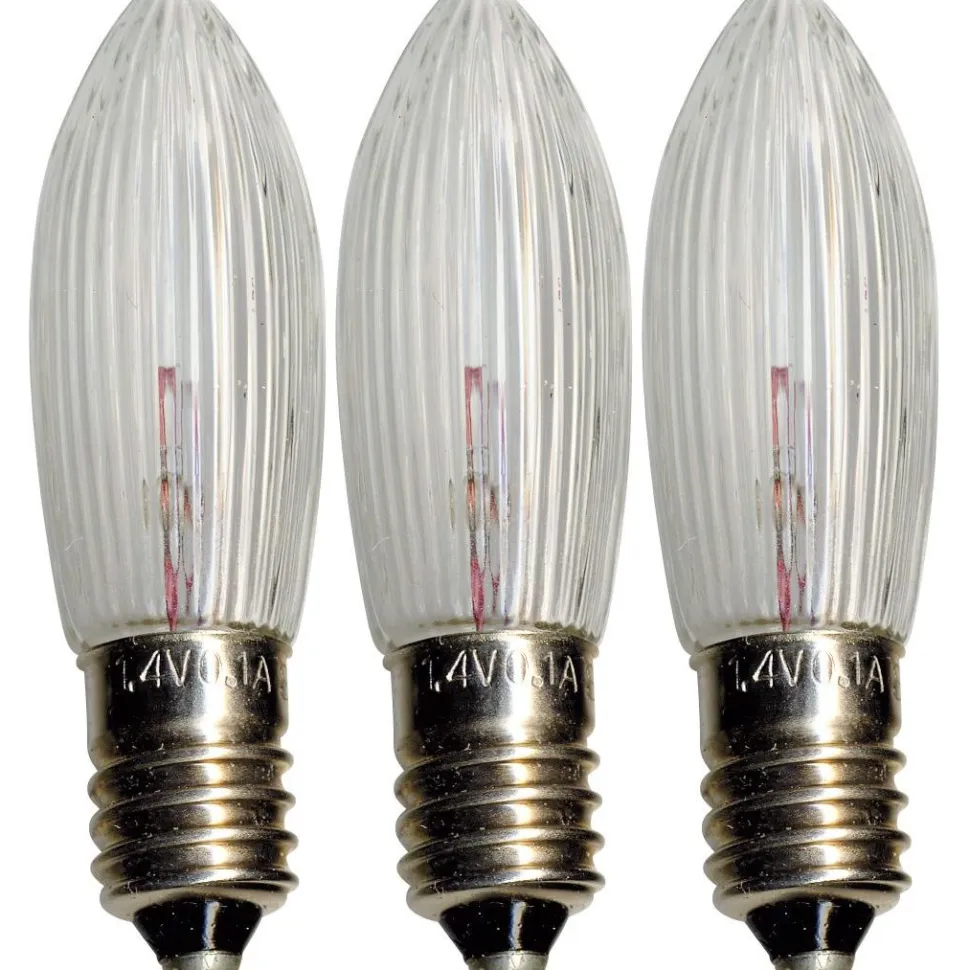 Varalamppu Star Trading E10 1,8W 24V Ø45x13mm 3 kpl