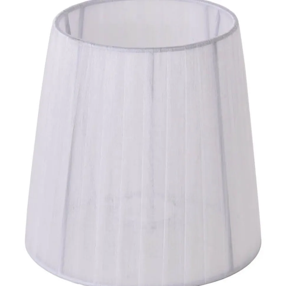 Varjostin FocusLight Organza Ø18cm, E14/E27, valkoinen