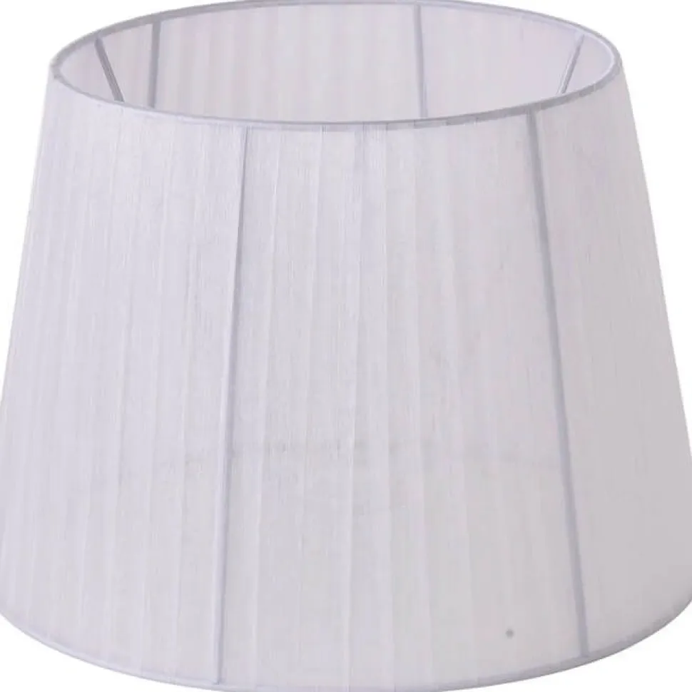 Varjostin FocusLight Organza Ø18cm, E14/E27, valkoinen