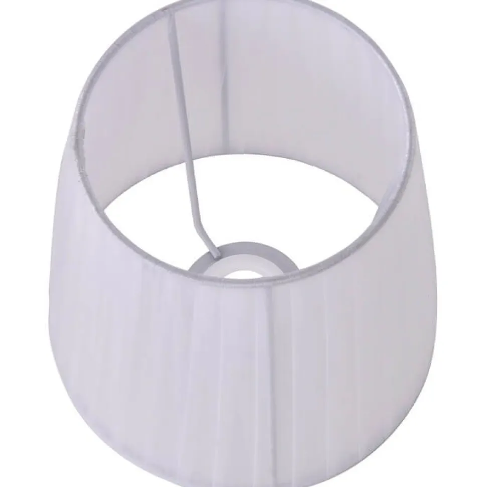 Varjostin FocusLight Organza Ø18cm, E14/E27, valkoinen