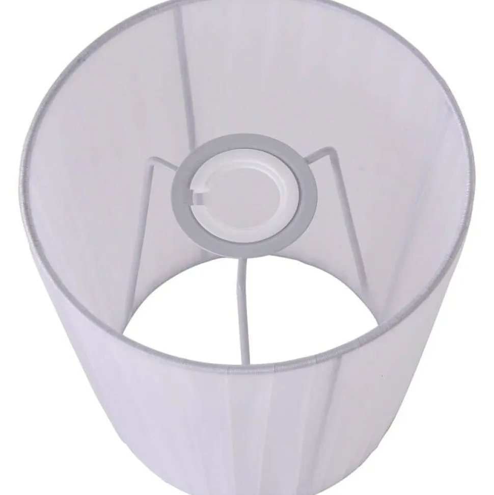 Varjostin FocusLight Organza Ø18cm, E14/E27, valkoinen