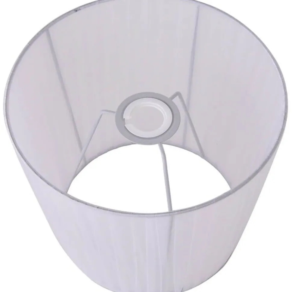 Varjostin FocusLight Organza Ø18cm, E14/E27, valkoinen