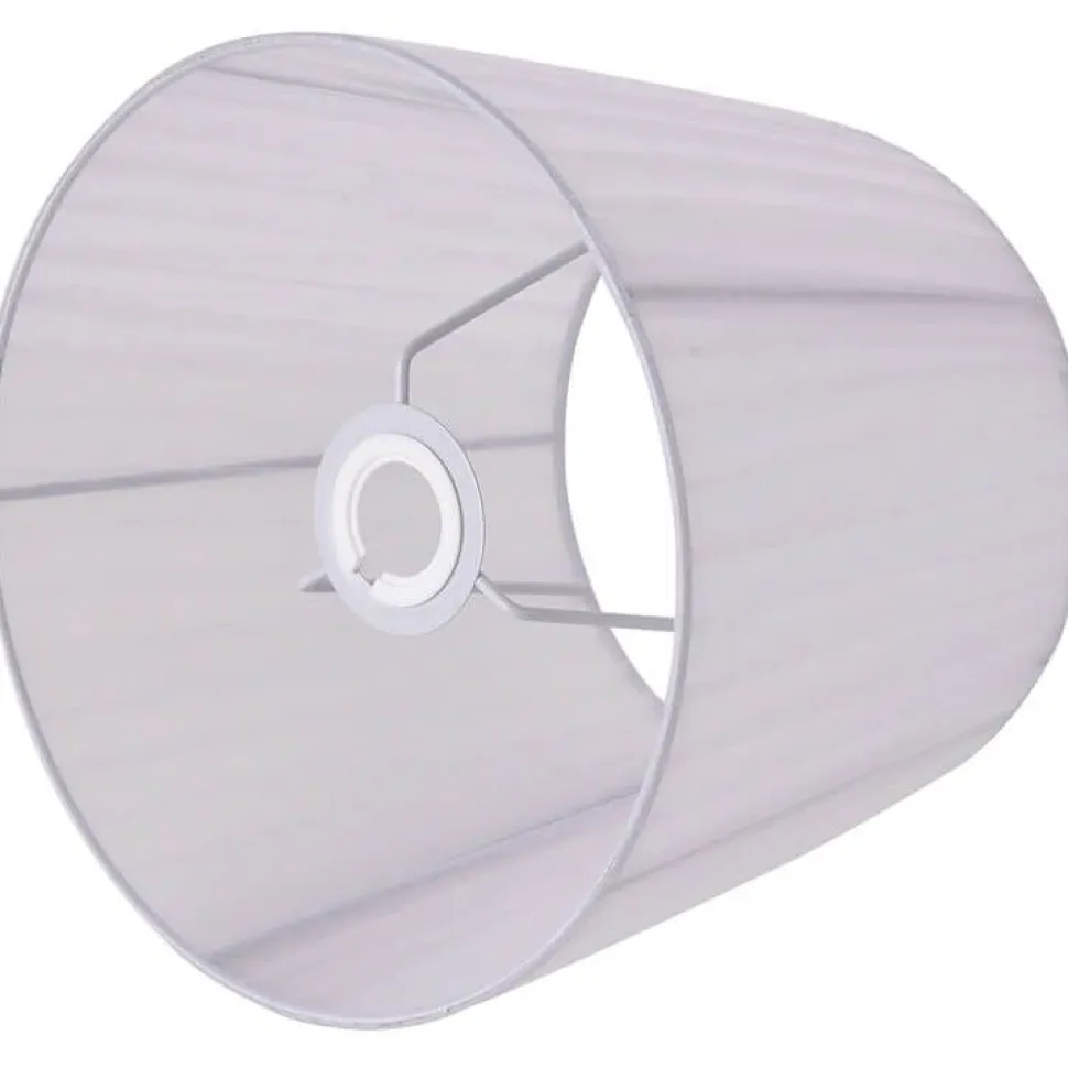 Varjostin FocusLight Organza Ø18cm, E14/E27, valkoinen