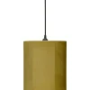 Varjostin PR Home Classic Cylinder samettivarjostin Ø 240 x 280 mm sinappi