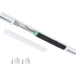 Virtasyöttö Paulmann URail Zigbee 3.0 keskisyöttö 304x21mm max. 100W mattamusta