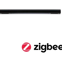 Virtasyöttö Paulmann URail Zigbee 3.0 keskisyöttö 304x21mm max. 100W mattamusta