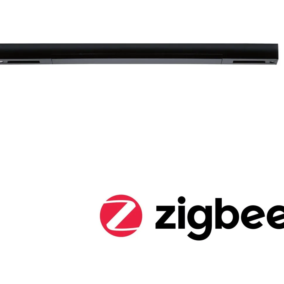 Virtasyöttö Paulmann URail Zigbee 3.0 keskisyöttö 304x21mm max. 100W mattamusta