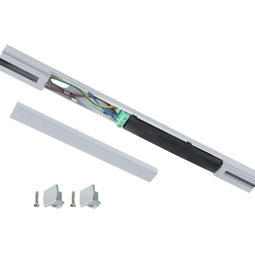 Virtasyöttö Paulmann URail Zigbee 3.0 keskisyöttö 304x21mm max. 100W mattamusta