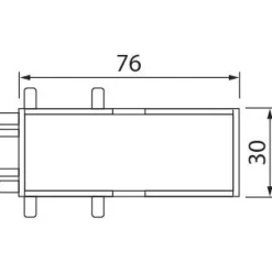 X-liitin Airam Linear LED 1 W 3000 K 65 lm